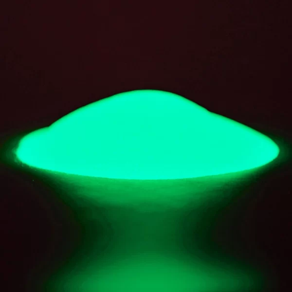 Neon green glow in the dark powder