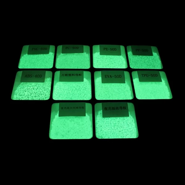 photoluminescent masterbatch for molding