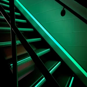 Photoluminescent rigid sheet