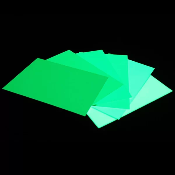 Rigid Photoluminescent PVC & Aluminum Sheets