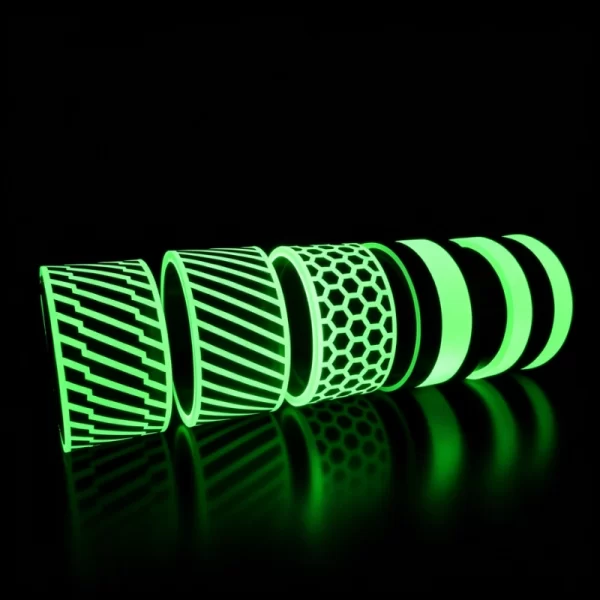 EVERYGLOW Hot press photoluminescent reflective fabric for safety vest