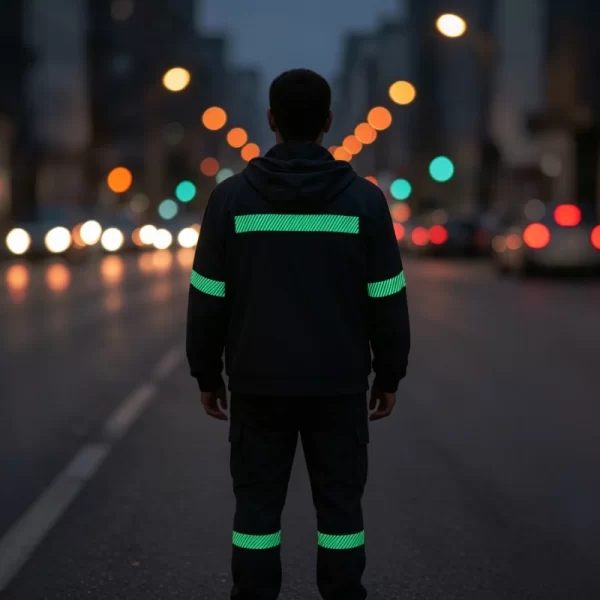 photoluminescent reflective band