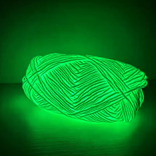 EVERYGLOW Glow in the dark croket yarn for craft creative
