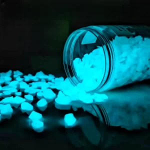 Glow in the dark aggregates