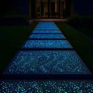 photoluminescent gravel