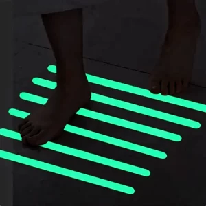 photoluminescent anti slip strips