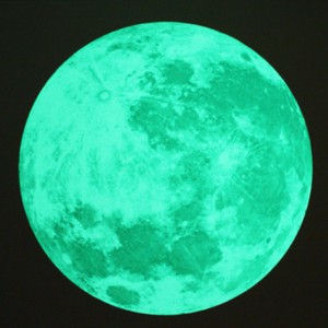 glow in the dark moon