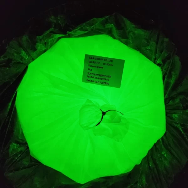 yellow-green photoluminescent pigment