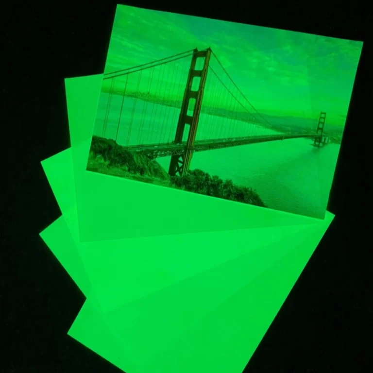 glow-in-the-dark photo paper