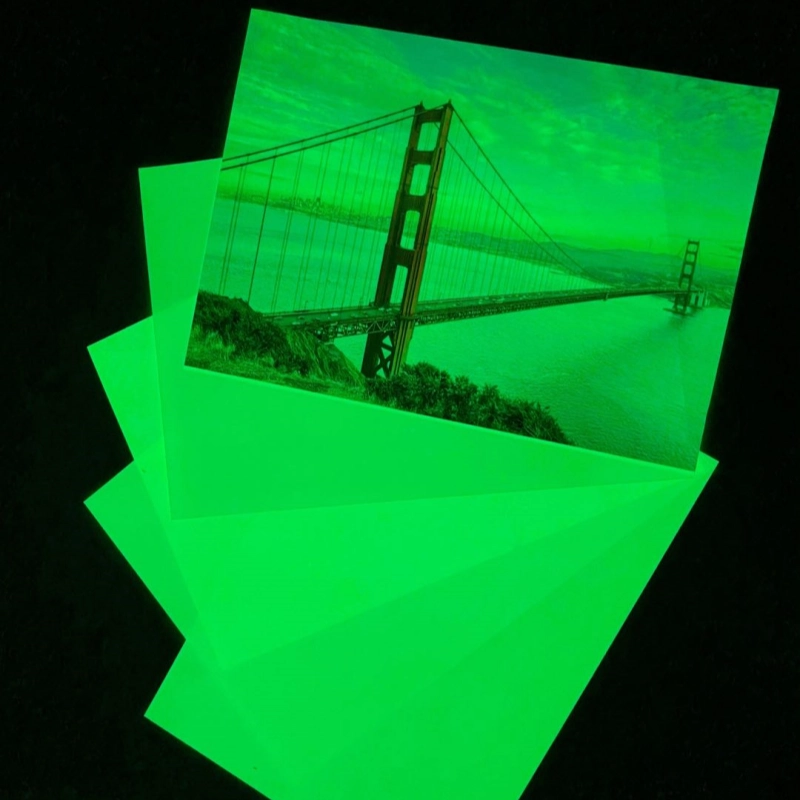 glow-in-the-dark photo paper