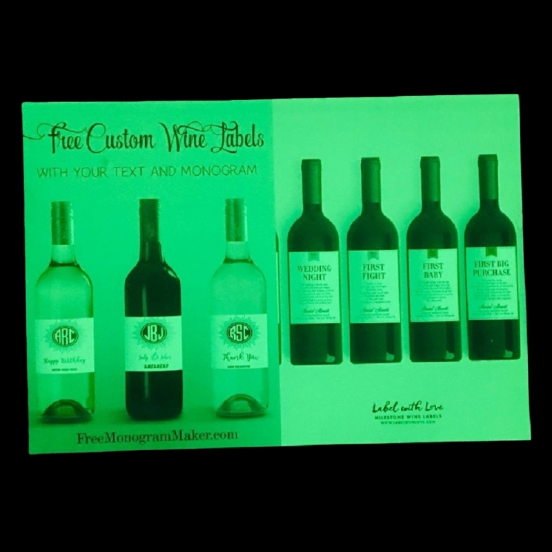 glow in the dark digital paper