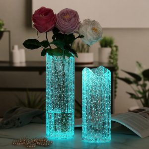 glass vase glow in the dark