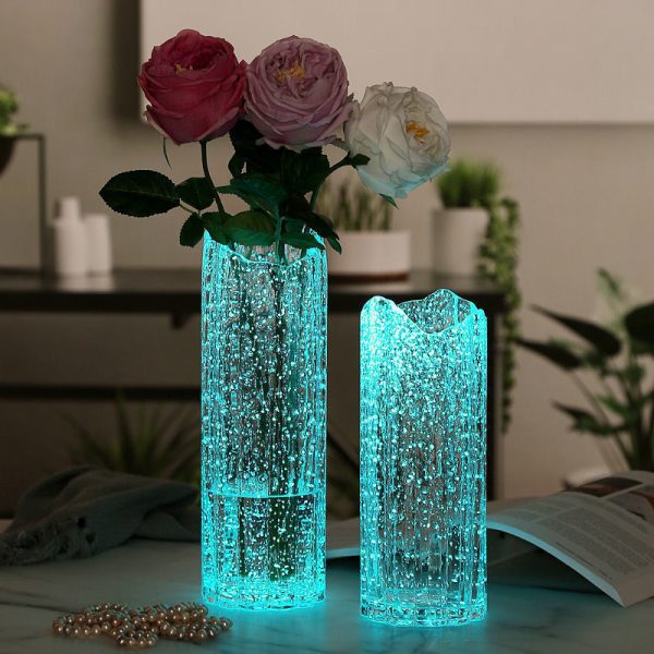 glass vase glow in the dark