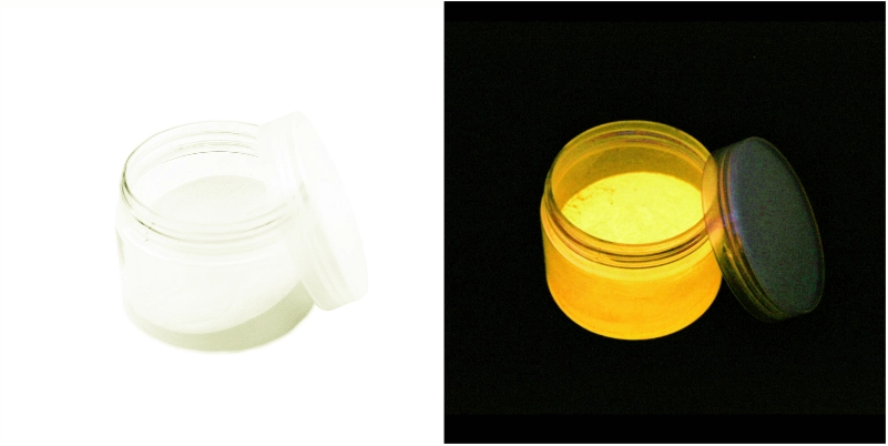 orange phosphorescent powder