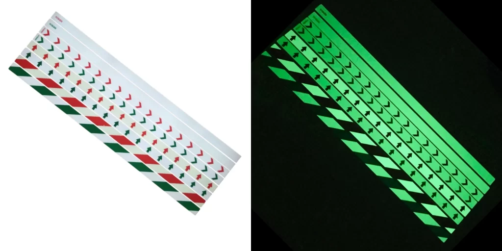 EVERYGLOW Photoluminescent hazard floor marking