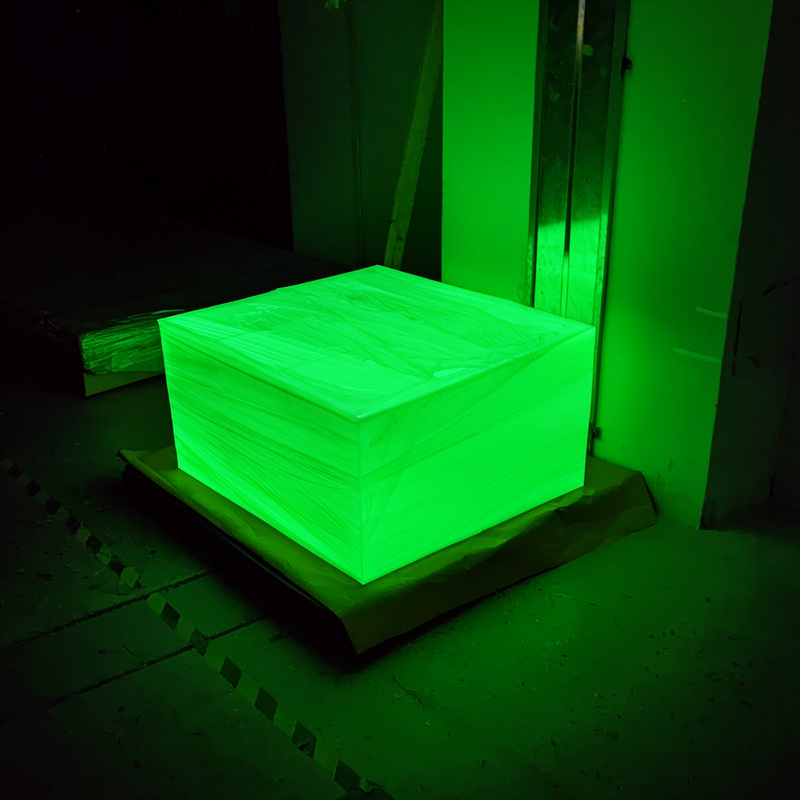 glow in the dark plexiglass manufacturer | EVERYGLOW ® EVERYGLOW Yellow green 3mm Photoluminescent acrylic sheet for evacuation plan